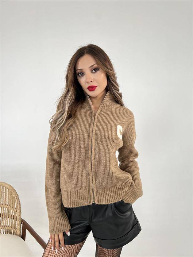 3907 TRİKO ŞARDONLU ARMALI HIRKA-VİZON - 5