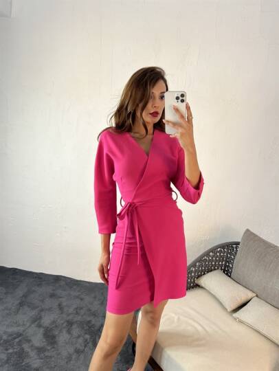 4950 ELBİSE-FUŞYA - 4