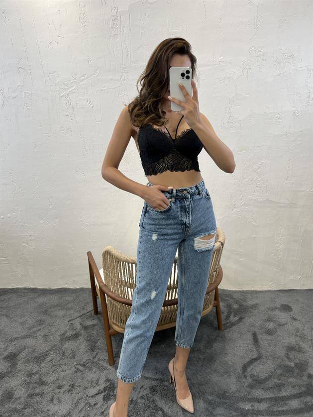 5778 DENİM CARROT FIT-MAVİ - 1