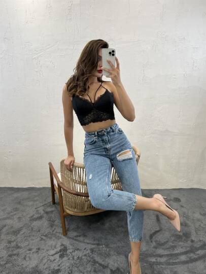 5778 DENİM CARROT FIT-MAVİ - 4