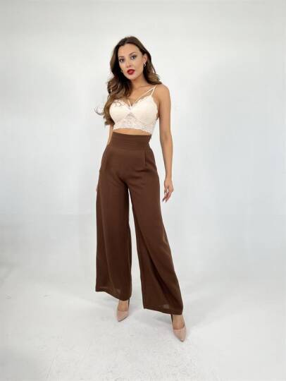 5935 PANTOLON-KAHVE - 2