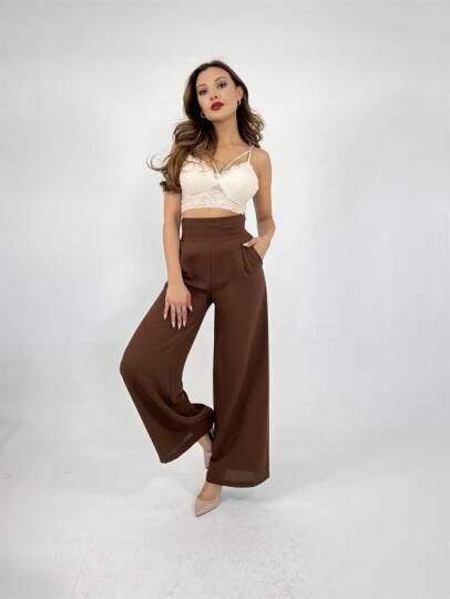 5935 PANTOLON-KAHVE - 4