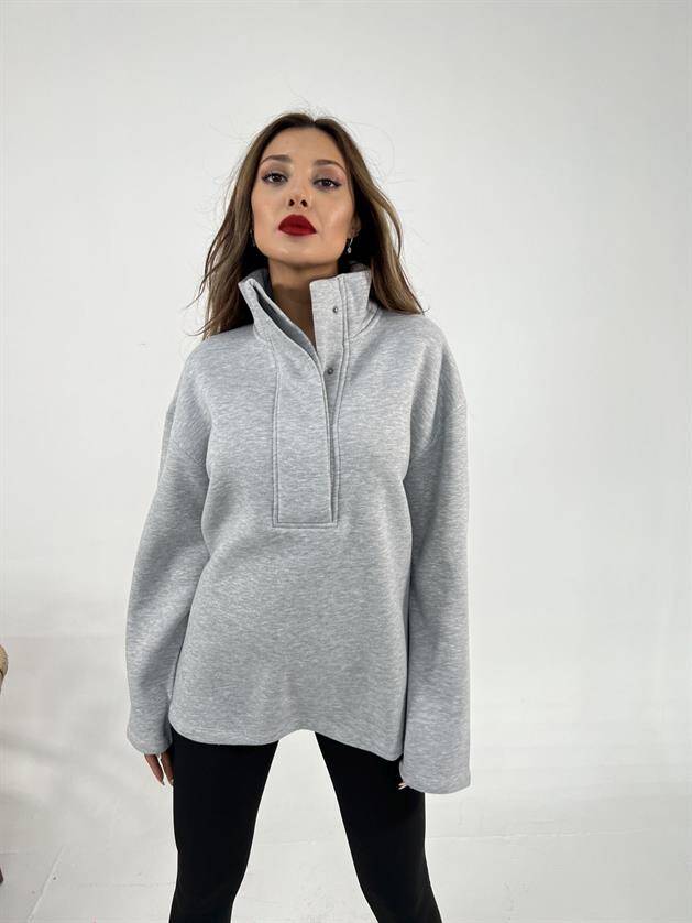 6616 SWEAT-GRİ MELANJ - 2