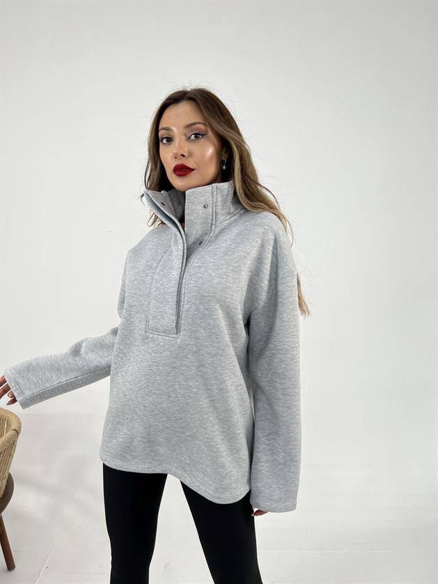 6616 SWEAT-GRİ MELANJ - 4