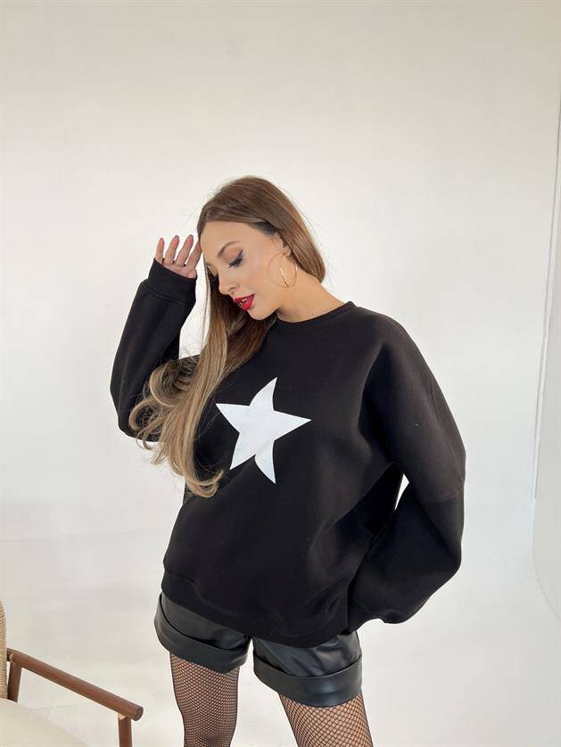 6664 SWEAT-SİYAH - 4