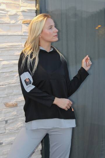 Armalı Eşofman Takımı Siyahgri - 1908.135. - 2