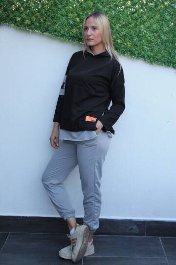 Armalı Eşofman Takımı Siyahgri - 1908.135. - 3