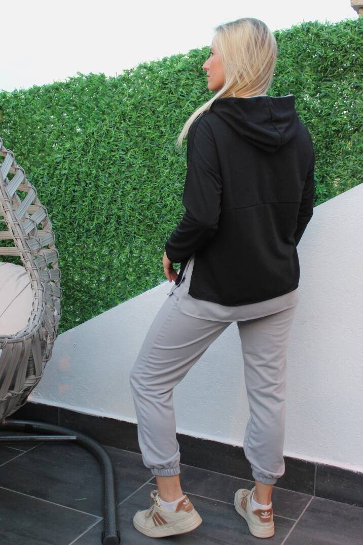 Armalı Eşofman Takımı Siyahgri - 1908.135. - 5