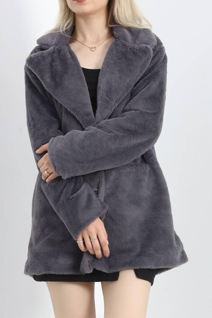 Astarlı Yumoş Ceket Füme - 20094.1839. - 1