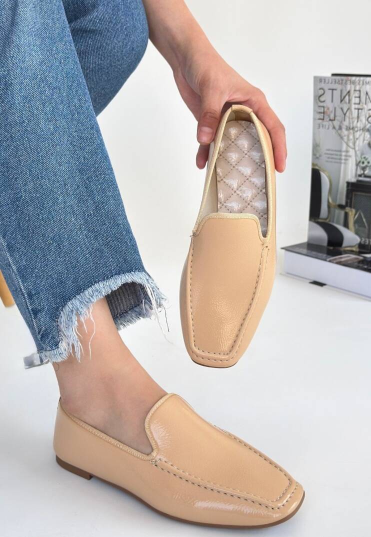 Betra Bej Rugan Babet Ayakkabı - 3