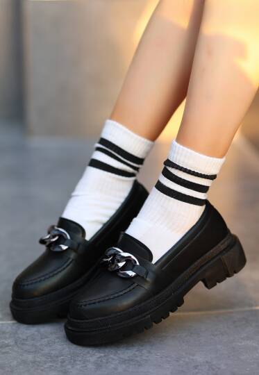 Biga Siyah Cilt  Ayakkabı - 2