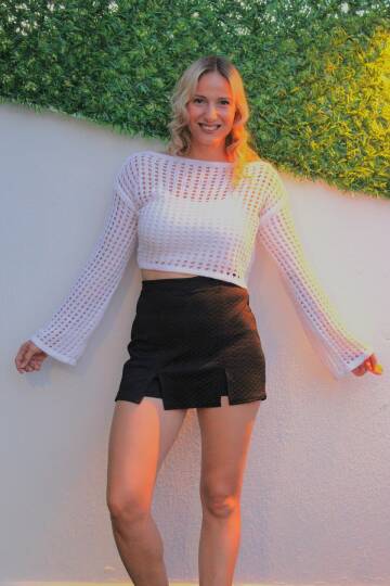 Desenli Şort Etek Siyah - 1335.100 - 2