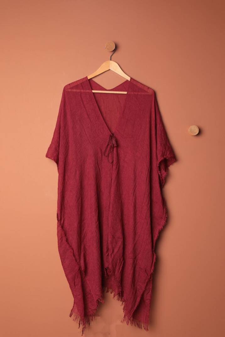 Kadın Pareo-Kırmızı - 1