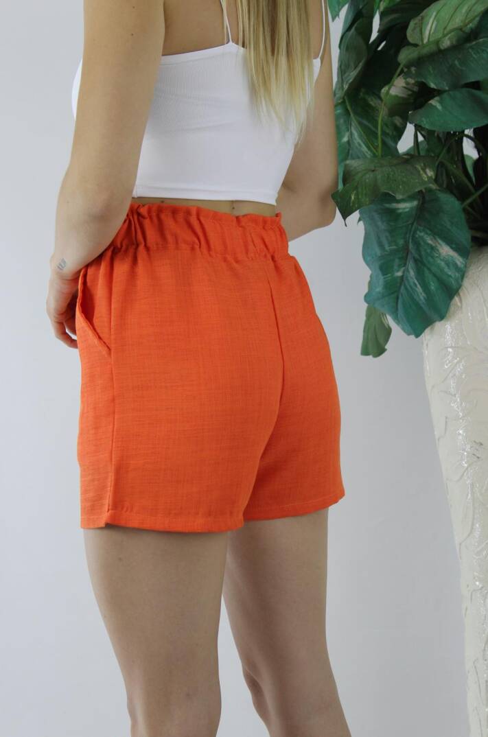 Keten Şort Turuncu - 1294.80 - 5