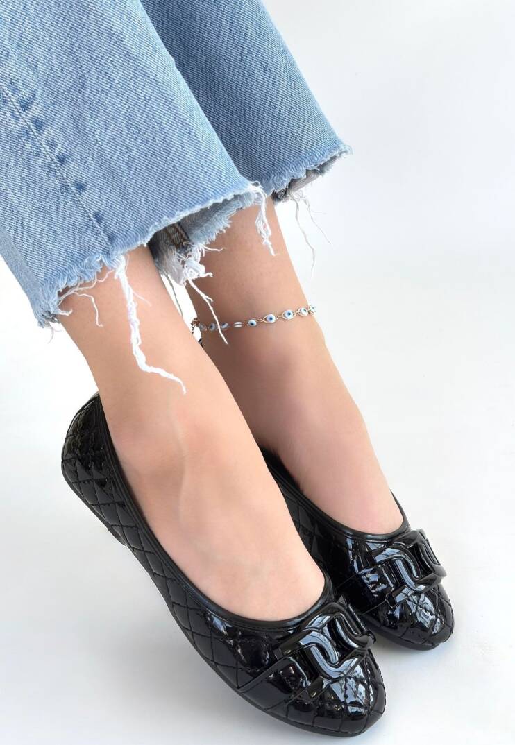 Lawy Siyah Rugan Babet Ayakkabı - 1