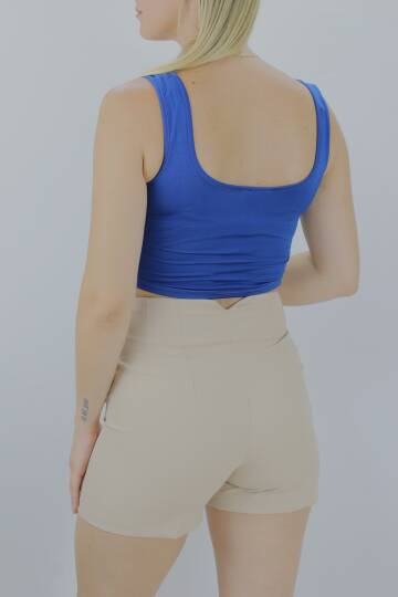 Micro Parçalı Crop İndigo - Lks2022.25 - 3