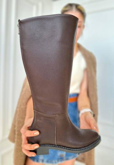 Muay Kahverengi Cilt Çizme - 3