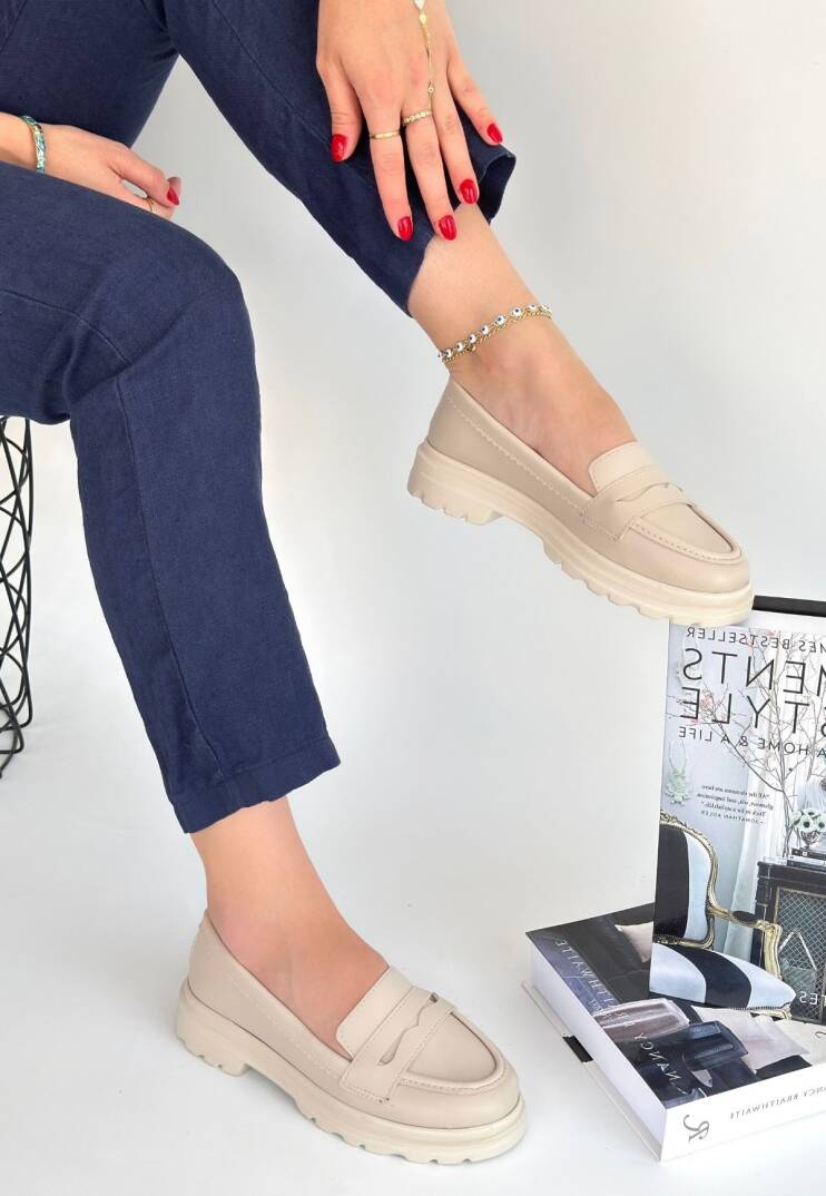 Narli Bej Cilt Oxford Ayakkabı - 2