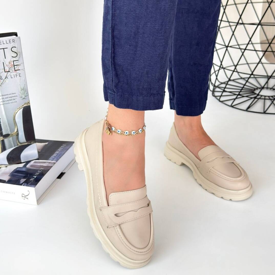 Narli Bej Cilt Oxford Ayakkabı - 4