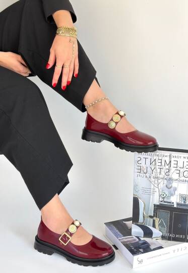 Okira Bordo Rugan Oxford Ayakkabı - 3