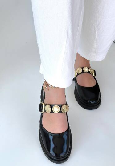 Okira Siyah Rugan Oxford Ayakkabı - 3