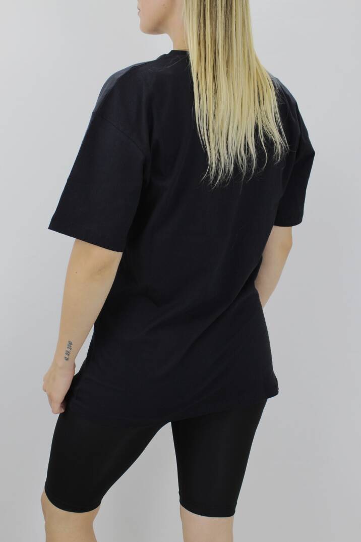 Yüz Baskılı Tişört Siyah - 144.075 - 4